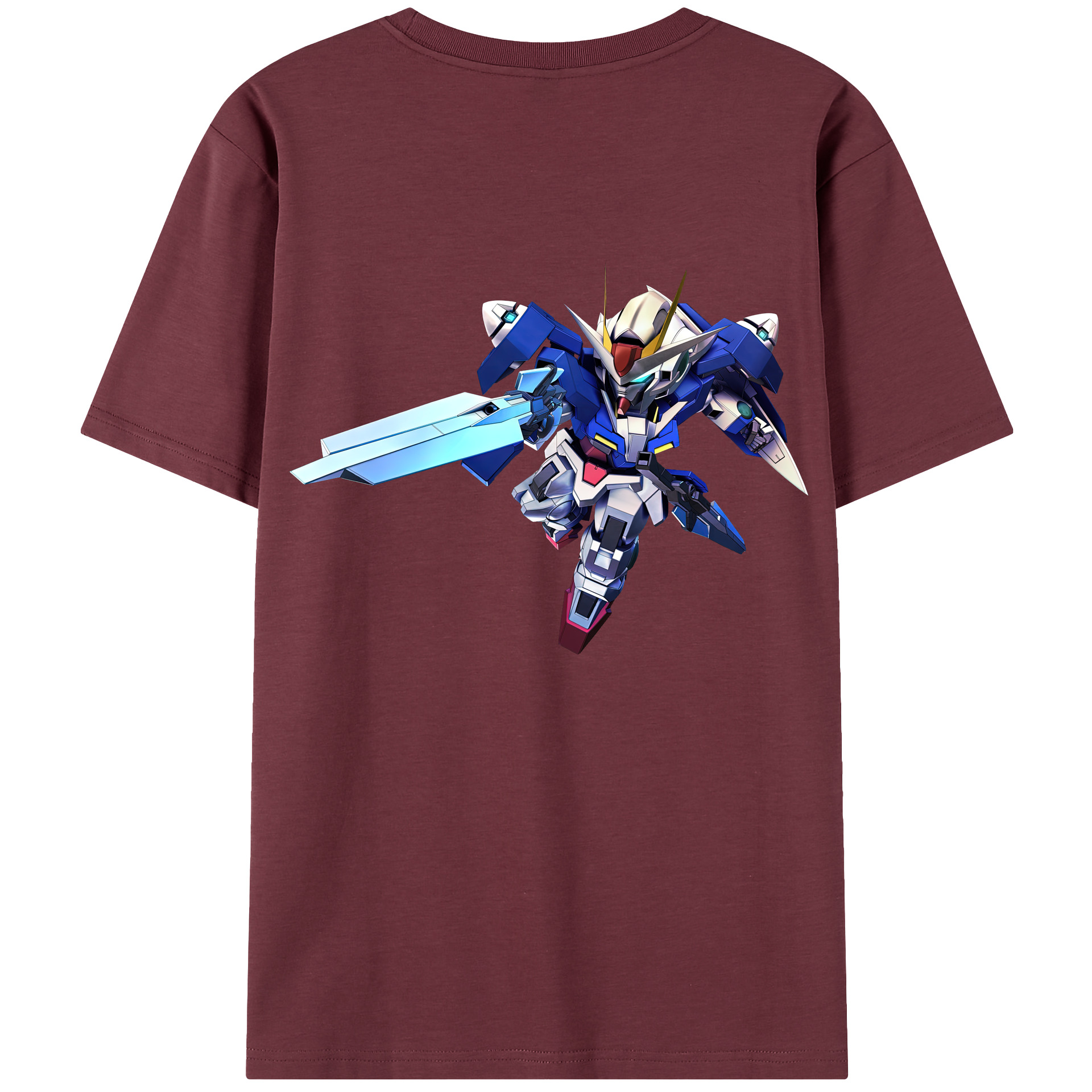 （画像用） 機動戦士ガンダム Mobile Suit Gundam 綿100％半袖Tシャツ（背面プリント）
